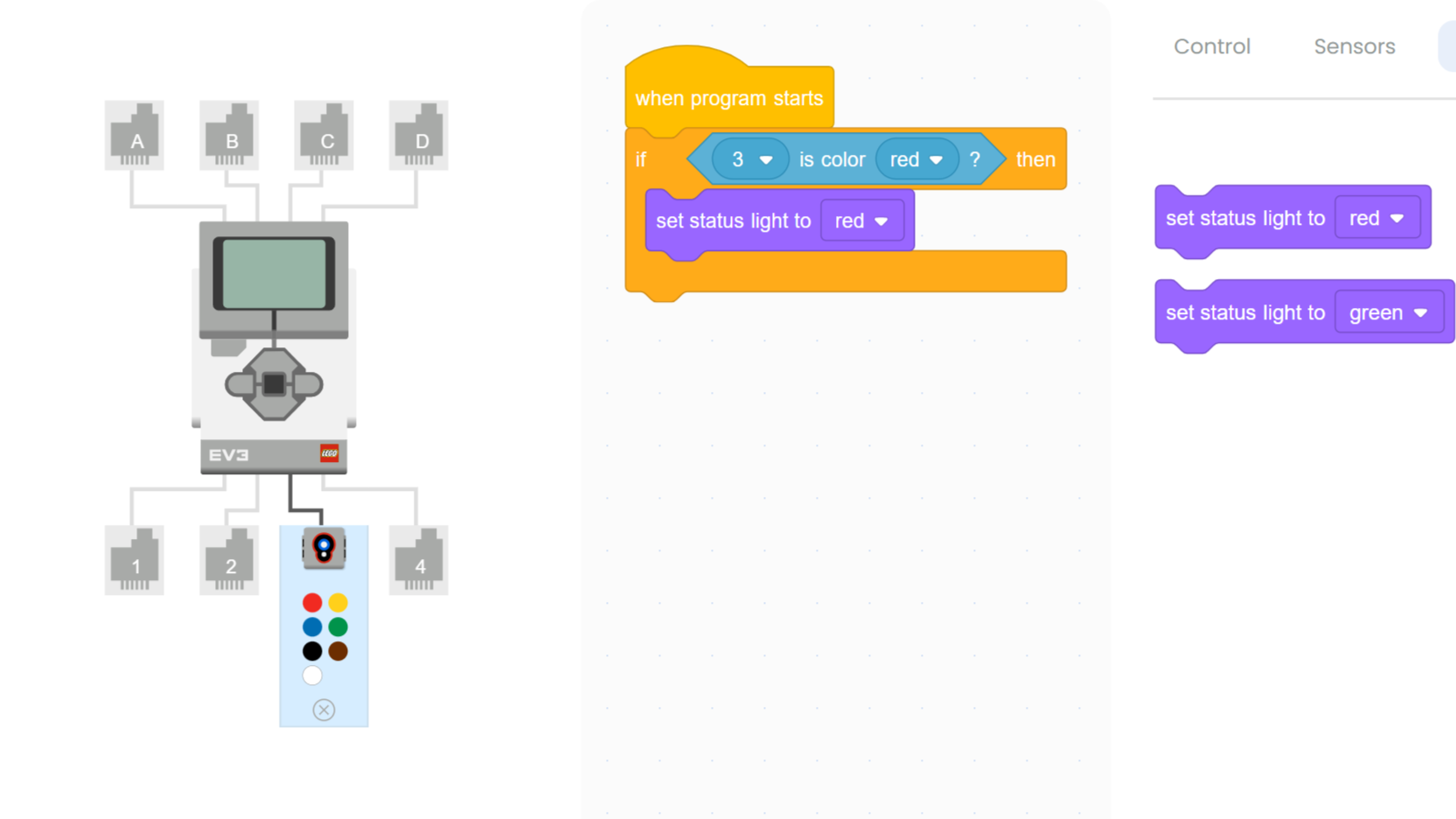 Interactive Simulation Screenshot